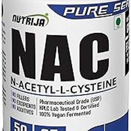 NutriJa NAC (N-Acetyl L-Cysteine) Powder | Liver & Antioxidant Support (50Grams)-image-37