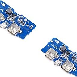 Electrobot JX-887Y Dual USB 3.7v to 5V, 2A, 1A Power Bank DIY 18650 Li-Io & Li-Po Charger module (2 Pcs)-3