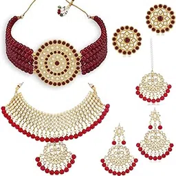 sukkhi Pleasing Gold Plated Combo Necklace Set for Women (CBNS100948)-picture-6