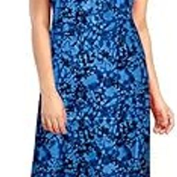 Women's Cotton Printed Comfortable Sleepwear Maxi, Nighty, Gown, Nursing, Feeding and Maternity Dress-picture-11