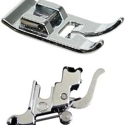Zenith Low Shank Foot Adapter and Zig Zag Pressure Foot Combo Imported Stitch for All Automatic Sewing Machines, Steel-image-65