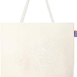 Cotton Plain Tote Bag (Pack of 1/4/6/10) Extra Strong Handles Reusable, Washable Cotton Plain Bag 15 x 16 inch Holds Up to 5 kgs Office or Collage Bag (Off White)-image-73
