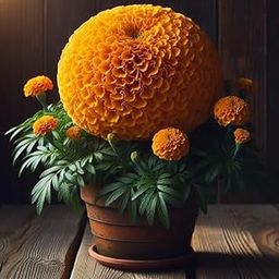 Marigold African Double Flower Seeds Yellow, Pack of 100-image-39