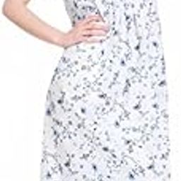 Cotton Printed Full Length Women's Nightwear & Night Gown/Nighty All Season Maxi Nightgown/Night Wear/Loungewear (Available Sizes XL & XXL)-image-35