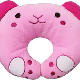 Genric Homestore-Yep Baby Soft Neck Support Pillow for Head Shaping(New Born 0-12 Months Age Group) Pink Color (Pack of 1), Velvet Foam-15