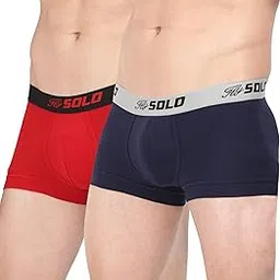 solo Mens Neo-Tech Fabric Ultra Soft Comfy Breathable Cotton Stretch Boxer Short Trunk - Pack of 2-picture-26