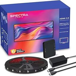 Spectra Lights HDMI Sync Box 2.0 - TV LED Backlight for 32-85 inch TVs with PC, Screen Sync. Enhance Your TV, Gaming, Music and Entertainment Experience. (55-65 inch)-13