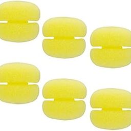 MERISHOPP® 2xPack of 6pcs High-Elastic Sponge Hair Curler Ball Rollers Hair Curling Bun Yellow|Health & Beauty | Hair Care & Styling | Rollers & Curlers-image-13