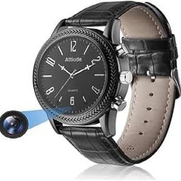 Video Recording Watch with Audio | 32GB Inbuilt Memory | HD 1080p Output | USB Rechargeable | Daily Waterproof | Record Meetings, Classes, Travel | Stylish Analog Look-image-34