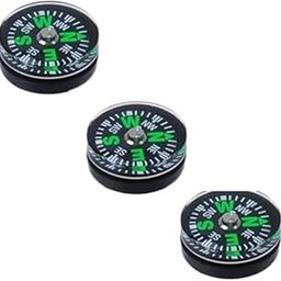 Garbify Button Compass, 10 mm Mini Pocket Oil Filled Compass, Precise Direction, Clear and Easy to Read, for Hiking Camping Outdoor Activities Accessory (3 Pcs)-image-15