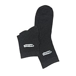 Cotton Blend Ankle Length Athletic Socks, Grey with Yellow Tag Detail, Elastic Comfort Fit, 1 Pair-image-42