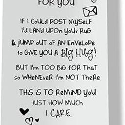 Fairus Engraved Wallet Card Inserts,for Men,Husband Gift,Boyfriend Gift This Is to Remind You Just How Much I Care Him Mini Love Note,Husband Anniversary Card - STURDY PVC-picture-47