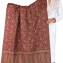 Winter Wear Acro Viscose (40X80 inches) Woven Design Shawl For Women's (SH8SZKR)-image-2