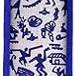 Bottle Bag | Jute Carry Bag | Water Bottle Cover | Wine Bottle Bag | Reusable Bottle Bag with Handle | Bottle Bag for Office | Gift Bag | Warli-Print | Blue-image-88