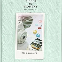 ZENKO 64 Pockets Photo Album for Fujifilm Instax Mini 12 11 9 8 40 Evo Liplay 7S Instant Camera/Mini Link Printer, Polaroid Snap Touch PIC-300 Z2300 Mint Zip Instant Camera Printer- Mint Green-57