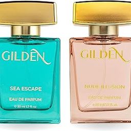 Gilden Combo Pack of Women's Perfume | Luxury Scent for Office wear, Party, Daily Use | Combo of Sea Esacpe & Nude Illusion, 50ml each-image-23