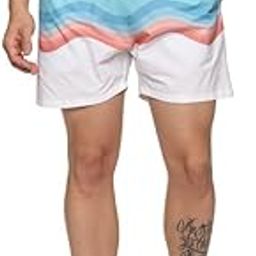 Men's Polyester Trendy Board Shorts 16" (Blue, XL)-image-67