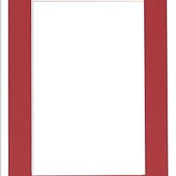 17x23 Mat Bevel Cut for 14x20 Photos - Acid Free Deep Red Precut Matboard - For Pictures, Photos, Framing - 4-ply Thickness-image-77