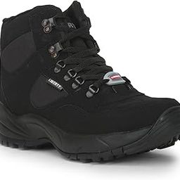 Liberty EVREST-PRM Lacing Safety Shoes for Men | Low Ankle Synthetic Leather Boot | Water Resistance | Anti-Skid | Removable Insole | Comfortable for All Weather | Shock Absorber (10 UK-Black)-image-6