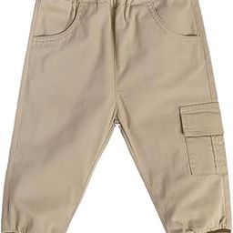 Mini Klub Baby Boys Full Length Woven Pant (Beige Color)-image-59