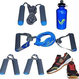 Badminton Shoe Smash Black Size-11 Kids with Verified Training Set-picture-9
