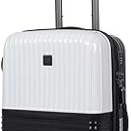 Rolling Trolley Luggage Bag with Wheels (White- Black, 20)-image-102