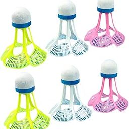SECRET DESIRE Creations 6Pcs Badminton Shuttlecocks Badminton Balls for Training Entertainment Match-image-97