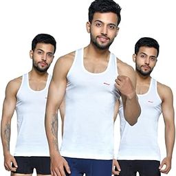 Pears Sleeveless Vests for Men, Pack of 3 & 5 White Vests, Comfortable Cotton Inner Vest & Sando Baniyan for Gym & Sports-image-30
