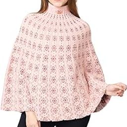 Winter Casual Wear Women's Ponchu (7086)-17
