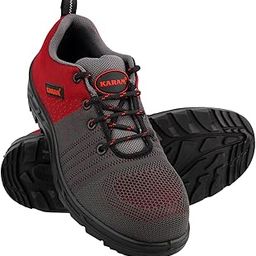 Karam Safety Shoe C.T - Single Density Black PU Sole, Low Ankle - CE Marked - FS213FN(FWSAMN) - Size :11-19