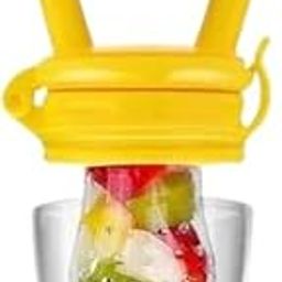 KINDAR CARE Soft Silicone Nibbler with Extra Mesh for Babies, Baby Fruit & Food Feeder, Anti-Choking Fruit Pacifier, Teether for Infant, 100% BPA Free-image-29