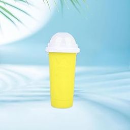 LOSA Quick ice-Cold Smoothies Cup Pinch Cup Ice Cream Maker for Family Yellow-image-9