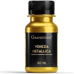 GRANOTONE Acrylic Non Fading & Shimmering Venezia Metallic Colour Paint with Rich Pigments Non Toxic Metallic Colours Ideal for Kids Artist & Beginners Gold 50ml-22