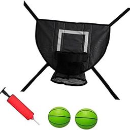 CALANDIS™ Basketball Hoop for Trampoline Sturdy for Dunking Waterproof Basketball Goal Black | Backboard Systems | Basketball | Team Sports-image-83