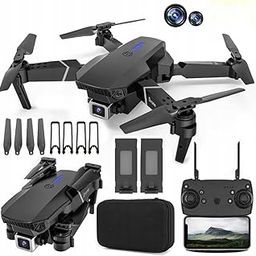 Drone with 4k Camera Foldable 1080P HD Drone with FPV Live Video, Smart Gestures, Altitude Hold, One Key Take Off/Landing, 3D Flips, Headless Mode Aerial Photography for Kids and Adults A2-12