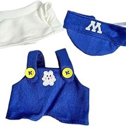 Jazzy Pearls® Mini 6 inch Doll Clothes Hat Doll Clothes for Pendant Doll Kids Age 5-7 8-10 Blue|Dolls & Bears|Dolls & Bears|Dolls & Bears|1 t Shirt, 1 Pants, 1 hat-image-9