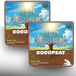 Perfy Cocopeat Block for Home Gardening Plants- 10kg| Natural Coconut Coir Fibres for Plotted Plants-image-32
