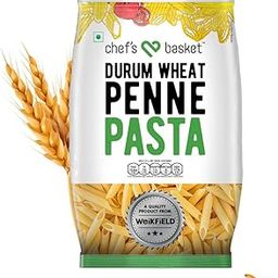 Chef's Basket - Durum Wheat Penne Pasta | Vegetarian | Made with Durum Wheat Semolina | 500 gm Pouch-image-12