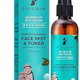 Pilgrim Korean Beauty White Lotus Refreshing Face Mist & Toner | Toner for glowing skin | Alcohol-Free Mist & toner for open pores Tightening | Korean skin care products | Women & Men | 100 ml-46