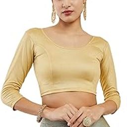 Women's Spandex Solid Regular Fit Blouse-image-70