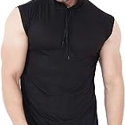 Men's Cotton Hooded Neck Hoodie (_Black_L)-image-70