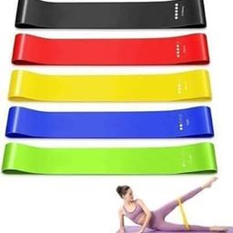 Husky Resistance Bands Set, 5 Exercise Loops with Different Strengths, Multi-Color Fitness Bands for Home Workouts-image-110