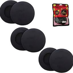 Crysendo Headphone Cushion 55mm / 5.5cm + 65mm / 6.5cm 8 Pcs 5mm Thick Replacement Headphone Cushion Foam Sponge Ear Pads | High Density Foam for Enhanced Comfort and Long Life 4 Pairs = 8 Pieces-15