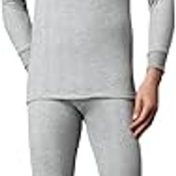 Men’s Cotton Quilted Winter Lightweight Thermal Underwear for Men Long Johns Set with Fleece Lined Soft Tailored Fit Warmer-23