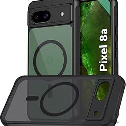 TheGiftKart Hybrid Matte Frosted Translucent Back Cover Case for Google Pixel 8a Compatible with Mag-Safe | ShockProof Design | Camera Protection Module | Hard Case for Pixel 8a(PC & TPU, Frost Black)-image-72