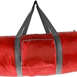 CALANDIS™ Foldable Travel Duffel Bag Folding Carry on Luggage Bag for Hiking Pool Swim Red | Luggage-image-82