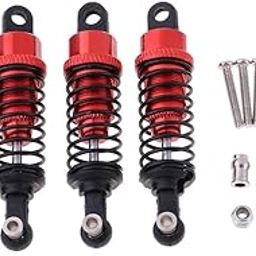 ATORSE 4Pcs Metal Shock Damper for Wpl 1/16 Rc Car Semi Pickup Truck Parts Red-picture-23