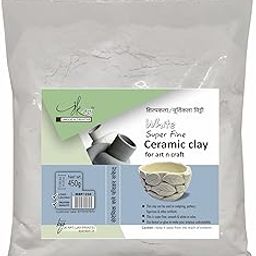 450g Ceramic Clay Powder for Art n Craft, Ceramic Pottery & Mini Sculptures for Children, Artist-image-25