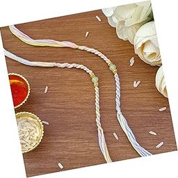 Beautiful Handcrafted Simple Braided Rakhi Multicolor Thread Rakhi For Brother, Bhaiya, bhai Rakshabandhan Gift for brother (Set of 2) 2025-039-image-1