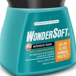 Wondersoft Professionnel Color Gloss Damage Protect Hair Mask with Liquid Silk & Keratin for Dry and Damaged Hair, 300gm-image-21